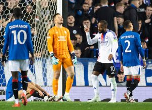 Rangers see stars after Alexandre Lacazette rocket as stellar show from wingers Cherki and Fofana shoot Lyon to 4-1 win