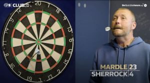 ‘How embarrassing’ says Fallon Sherrock as darts cult hero beats her by using his MOUTH instead of hands to throw