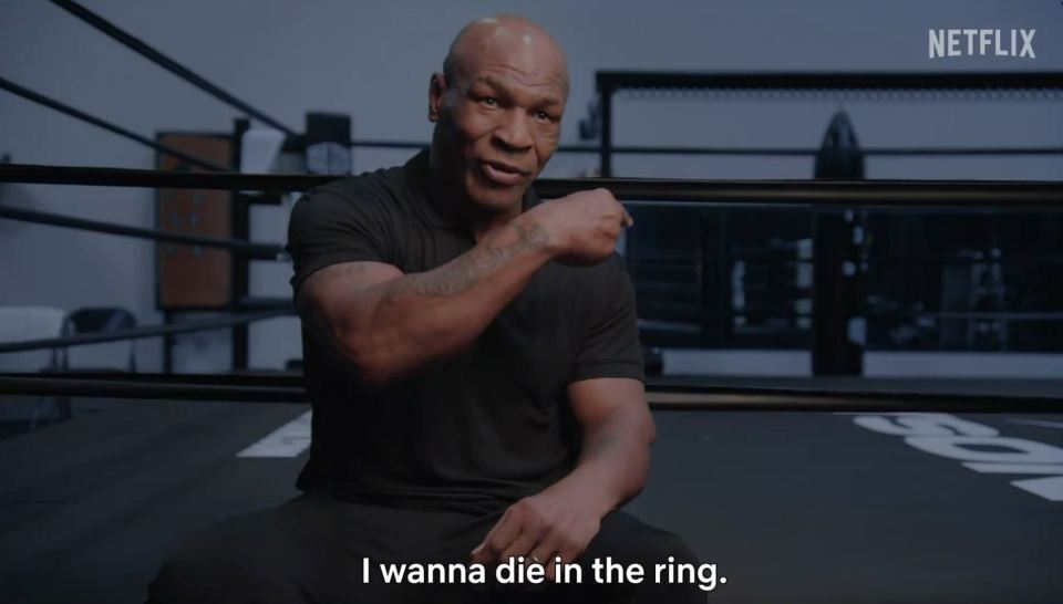 Mike Tyson, 58, sparks concern as he says he ‘wants to die in the ring’ ahead of Jake Paul fight in new Netflix video