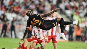 Galatasaray coach hails Osimhen’s stunning overhead kick goal against Antalyaspor