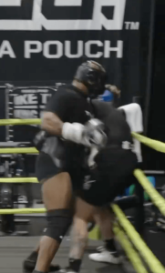 Mike Tyson sends sparring partner crumbling to floor after brutal left hook in training for Jake Paul fight