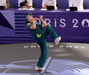 You could win £5,000 if you can beat controversial Olympic breakdancer Raygun in a dance challenge