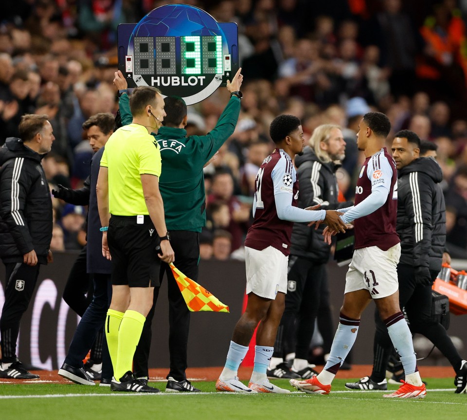 Aston Villa star Leon Bailey shows his class after being on wrong end of most ruthless act in football