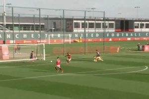 Ex-Arsenal star who quit to join Man Utd needs just 11 SECONDS to score first goal as he bags 14-minute hat-trick