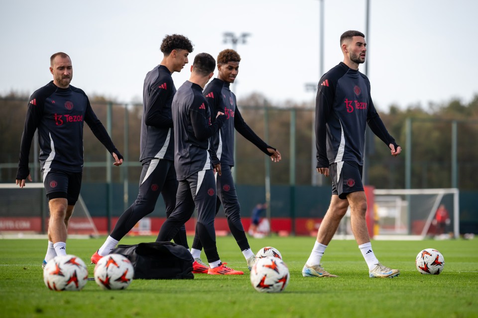 Man Utd stars spotted at League One stadium as they train in London before huge West Ham clash