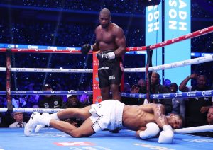 Eddie Hearn reveals potentially major issue he’ll have over Anthony Joshua’s next fight after brutal Dubois KO loss