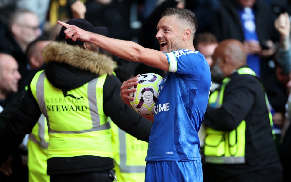 Jamie Vardy reveals favourite ever wind-up celebration with Leicester ace hoping for legacy as ‘man who caused carnage’