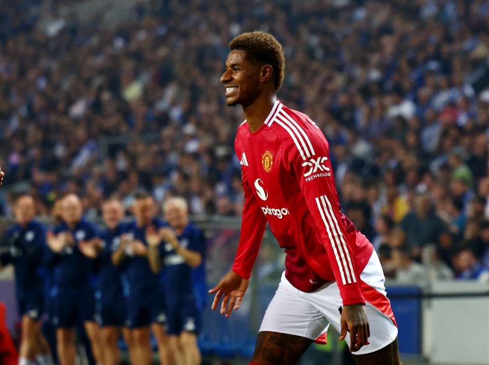 Man Utd fans say ‘you deserve better’ as goalscorer Marcus Rashford breaks silence on brutal half-time sub in Porto draw