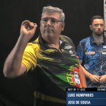 Portuguese darts star who dreams of being bigger than Ronaldo and Mourinho leaves fans stunned with outrageous check out