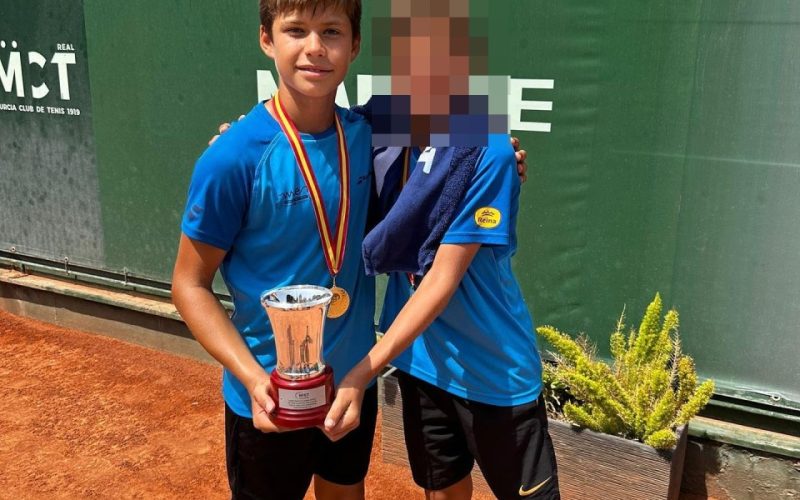 Wimbledon champion’s 13-year-old brother already following in his footsteps as he makes own way in tennis