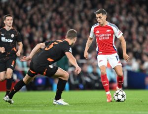 ‘Is that you?’ ask Arsenal fans as they spot what Leandro Trossard did with eerie similarity to cult hero