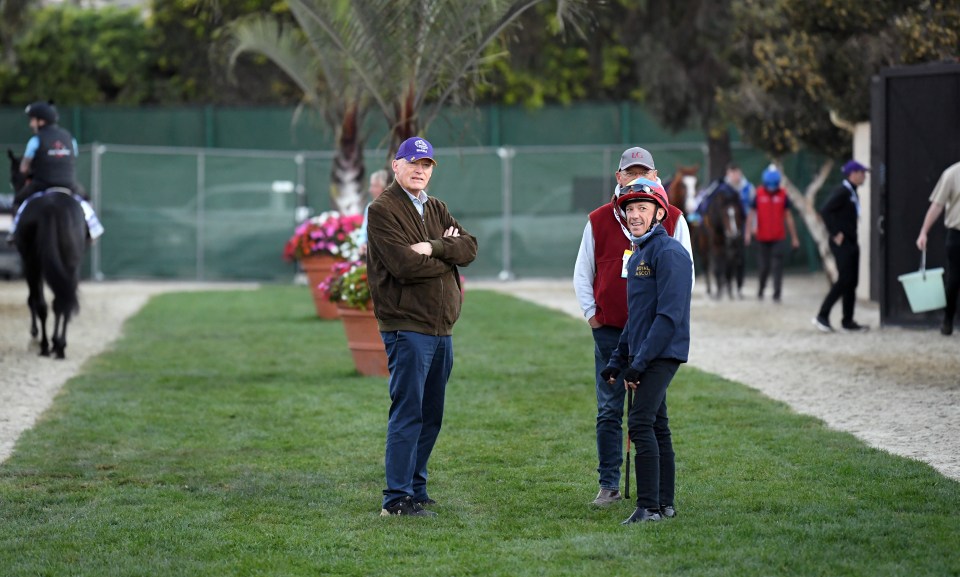 Frankie Dettori and old boss John Gosden team up for the first time in a year with big Breeders’ Cup hope Emily Upjohn