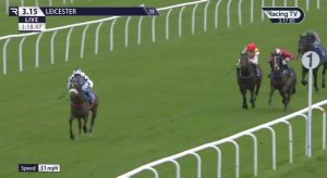 Watch the moment 1-100 horse throws away victory as jockey gets hit with 28-day ban for ‘criminal’ end to race