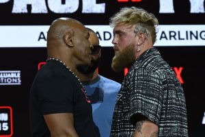 Jake Paul fires dig at Mike Tyson, 58, for demanding boxing rule change ahead of controversial Netflix fight