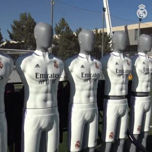 Inside Real Madrid’s incredible hi-tech free-kick training as stars use ROBOTS to hone technique