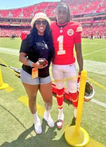 Who is Xavier Worthy’s mom Nicky Jones? Woman cheering Kansas City Chiefs wide receiver on from the sidelines