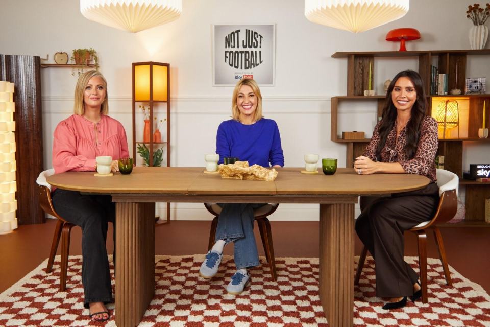 Gary Neville’s The Overlap launches new football show with Christine Lampard on hosting duties