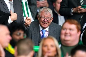 Sir Alex Ferguson looks in good spirits as he snubs Man Utd for another match after being axed by Sir Jim Ratcliffe