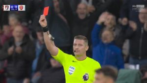 Arsenal star William Saliba SENT OFF and after controversial VAR red card against Bournemouth as length of ban revealed