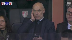 Carragher deletes tweet about Howard Webb after ref chief is spotted on phone during Arsenal star Saliba’s red card VAR