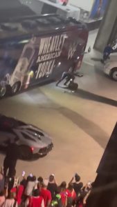 Watch moment WWE superstar attacks rival Cody Rhodes in car park after Dwayne ‘The Rock’ Johnson return at Bad Blood