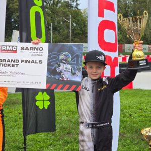 Son, 9, of Lewis Hamilton rival begins following in the footsteps of famous F1 dad