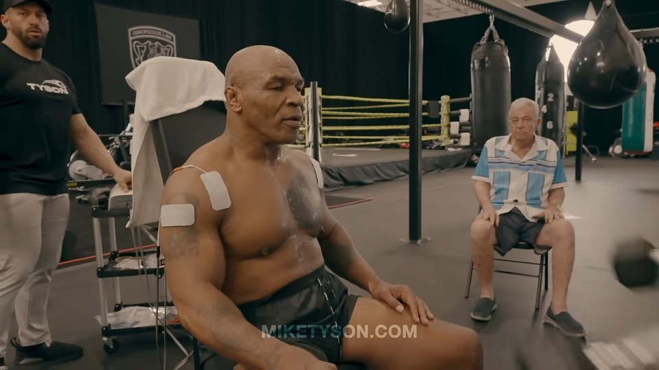 Mike Tyson looks ripped at 58 as former heavyweight champ shows off impressive physique before Jake Paul fight