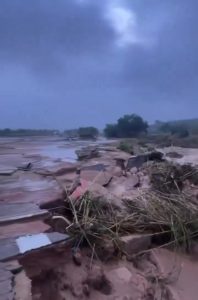 Beloved race track destroyed and swept away with car park underwater just two weeks before hosting huge MotoGP event