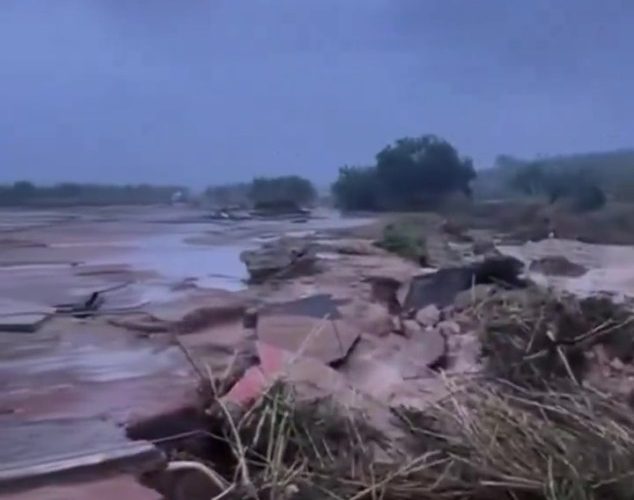 Beloved race track destroyed and swept away with car park underwater just two weeks before hosting huge MotoGP event