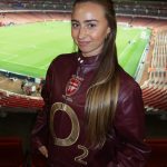 Arsenal Invincible’s daughter delights fans in special custom leather jacket version of his iconic Gunners shirt