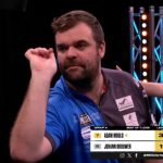 Incredible moment darts star hits nine-darter that leaves even his opponent jumping for joy