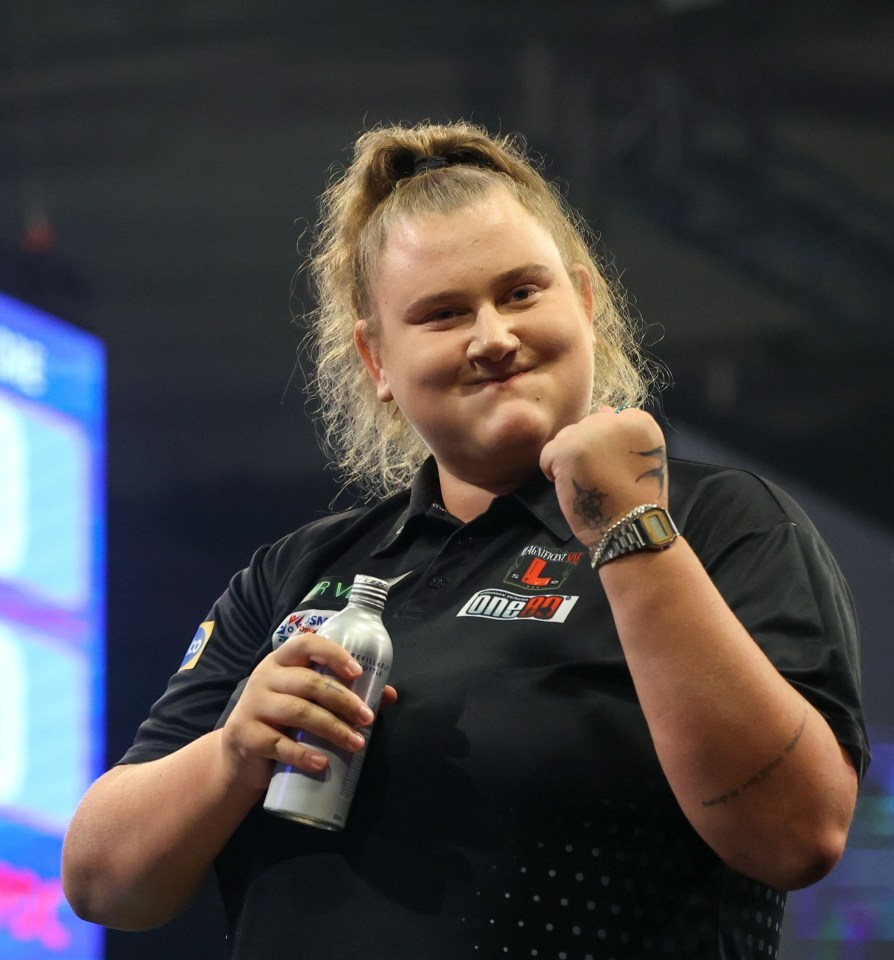 Beau Greaves speaks after thrashing Fallon Sherrock’s partner Cameron Menzies in Grand Slam of Darts mauling