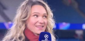 Gabby Logan forced to apologise after Prime Video pundit deliberately swears following Man City’s collapse vs Feyenoord