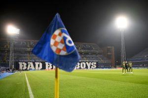 Champions League clash goes ahead in wrecked stadium with entire stand closed due to risk of collapse