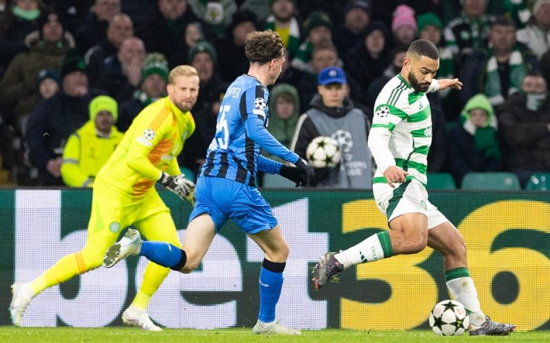 ‘Worst goal I’ve seen us concede’ – moment Celtic ace Cameron Carter-Vickers gives Brugge the lead with huge blunder