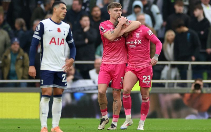 Tottenham 1 Ipswich 2: Spurs BOOED off as newboys earn first Prem win in 22 years after Szmodics’ brilliant bicycle kick