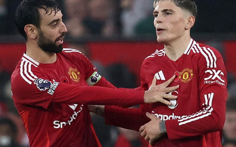 Bruno Fernandes gives theory about Man Utd fans as he explains why Garnacho didn’t celebrate ‘banger’ vs Leicester