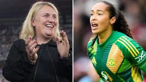 Emma Hayes hopes for growth in Phallon Tullis-Joyce’s game after ‘good’ Man United start leads to USA call-up