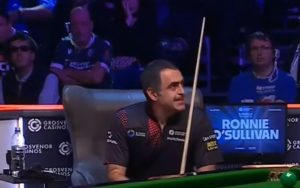 Ronnie O’Sullivan appears to mutter X-rated word on live TV as he suffers one of biggest collapses in his snooker career