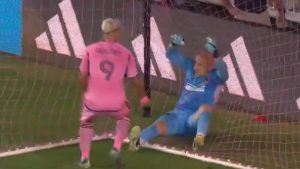 Fans in hysterics as former Premier League keeper, 40, ‘turns into prime Spider-Man’ after conceding to Lionel Messi