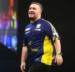 Luke Littler three games from becoming a MILLIONAIRE as teen sensation admits he must ‘dig deep’ at Grand Slam of Darts