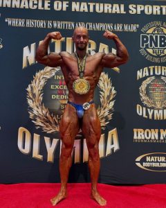 England cricket legend and commentator’s son becomes first British winner of ‘drug-free’ bodybuilding event