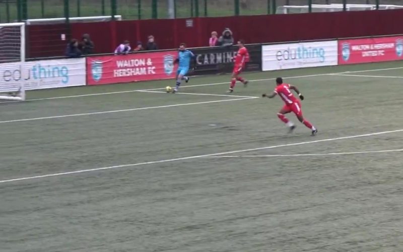 Ex-Chelsea keeper comically scores ‘best own goal you’ll see’ after ‘slapping it top bins’ leaving commentators stunned