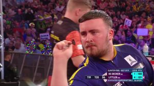 Luke Littler’s opponent breaks down in disbelief as commentator loses mind over teen’s ‘ridiculous’ final dart