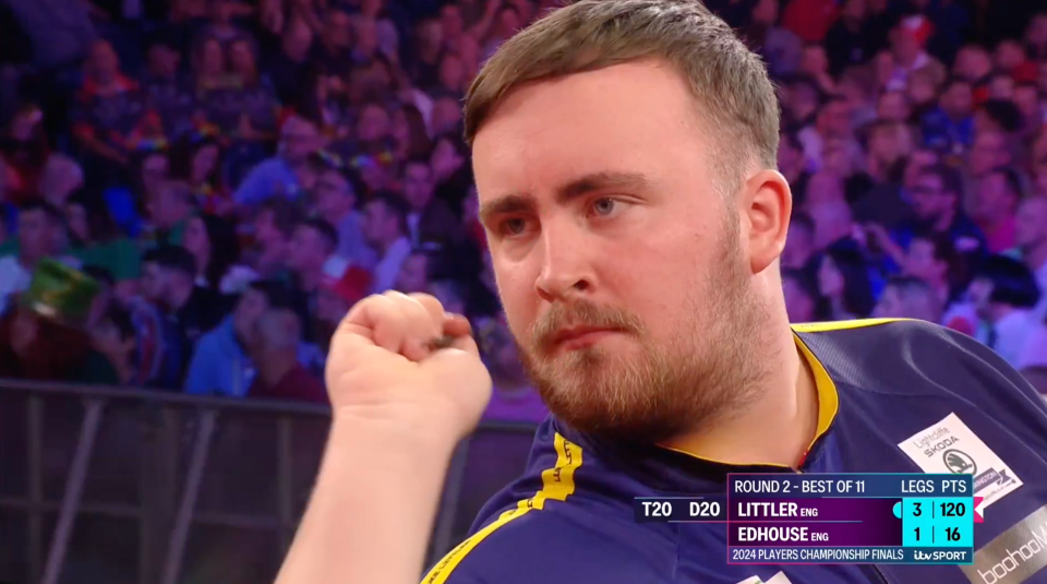 Luke Littler’s opponent left in disbelief at teenager’s moment of genius at darts Players Championship finals