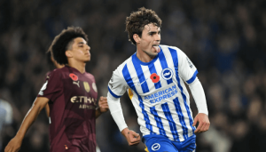 Brighton stun Manchester City 2-1 in Premier League upset