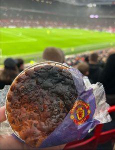 Man Utd slammed for selling burnt pie at Old Trafford as sickened fans say ‘fitting for the season they’re having’