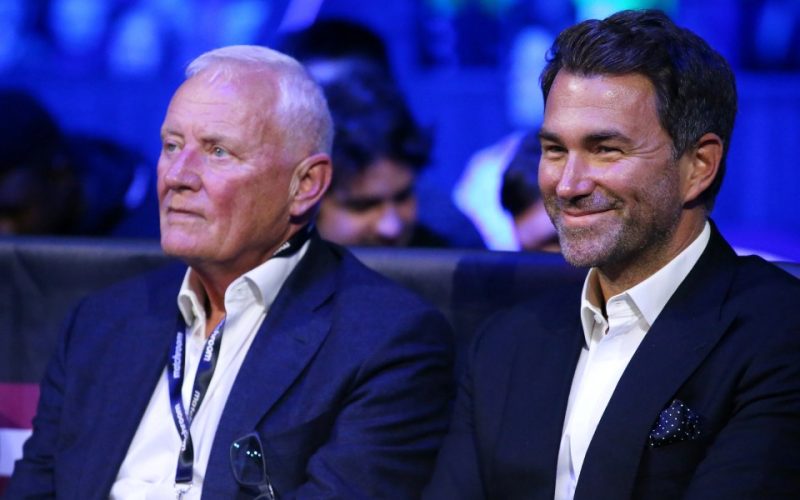 Barry and Eddie Hearn being followed by Netflix cameras for new ‘Succession-style’ documentary – with NOTHING off limits