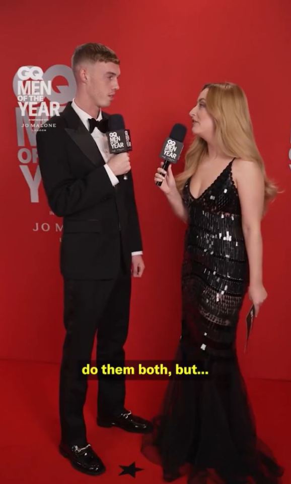 ‘You couldn’t’ – Ice cold Cole Palmer shuts down Amelia Dimoldenberg in viral interview at GQ’s Men of the Year awards