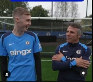 ‘He promised me’: Gianfranco Zola reveals Cole Palmer pledge as Chelsea icons meet for first time after EA FC comment